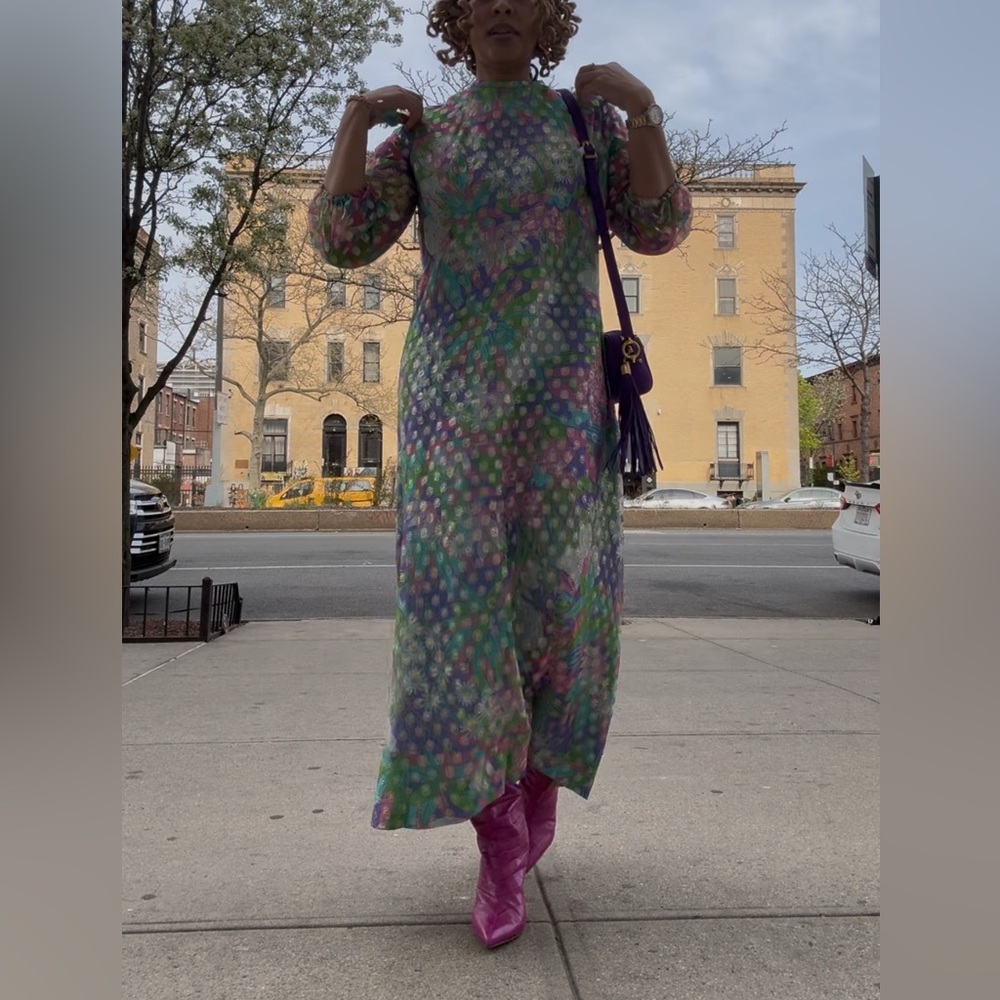 VINTAGE STATEMENT MAXI DRESS